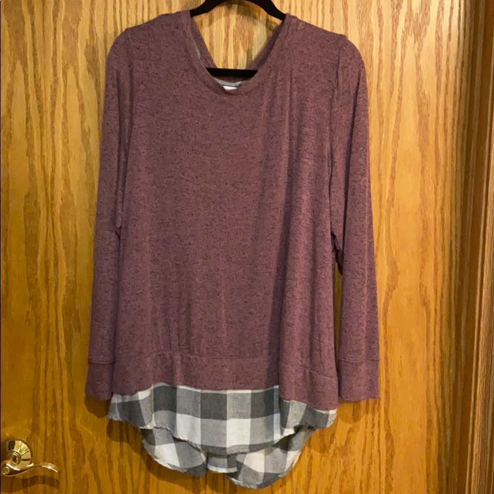 Maurices 2-in-1 Long Sleeve Top